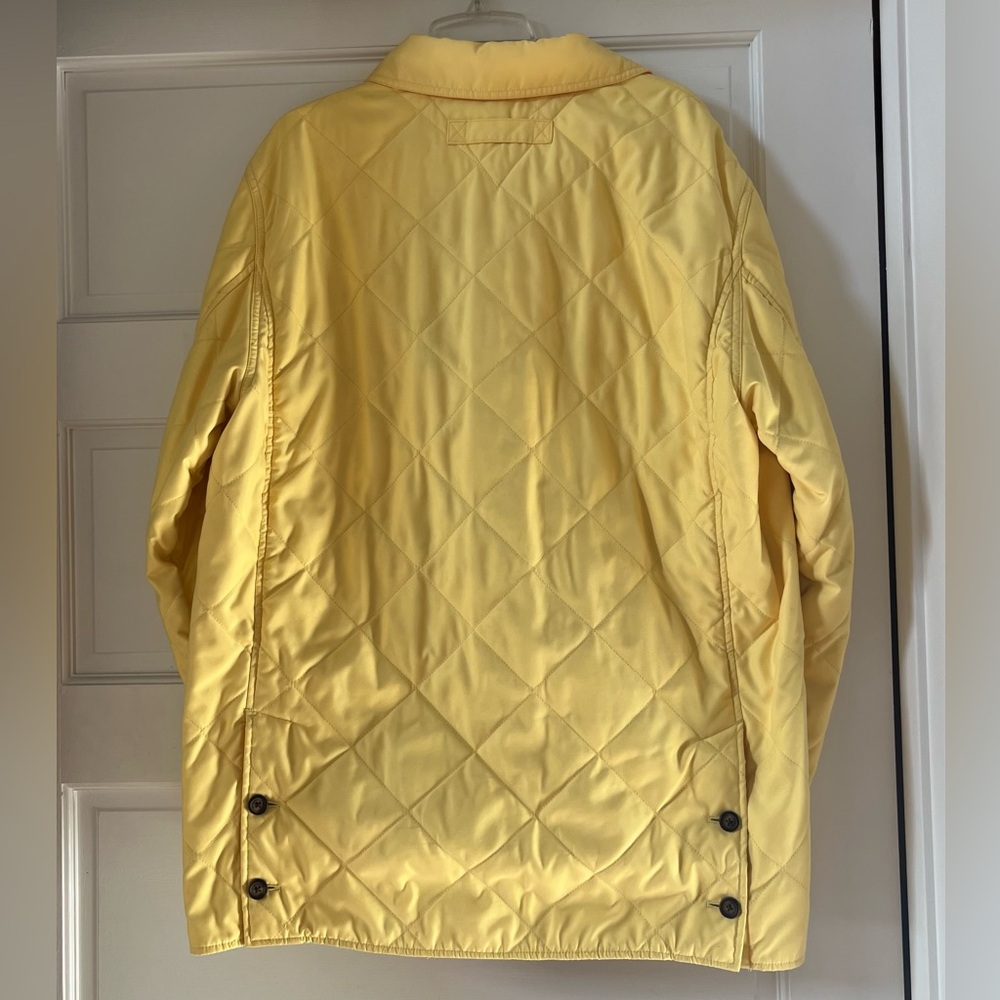 Vintage Tommy Hilfiger Women’s Yellow Coat - Picture 2 of 7